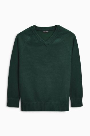V-Neck Knit Sweater (3-16yrs)